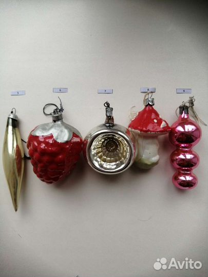 Елочные игрушки СССР