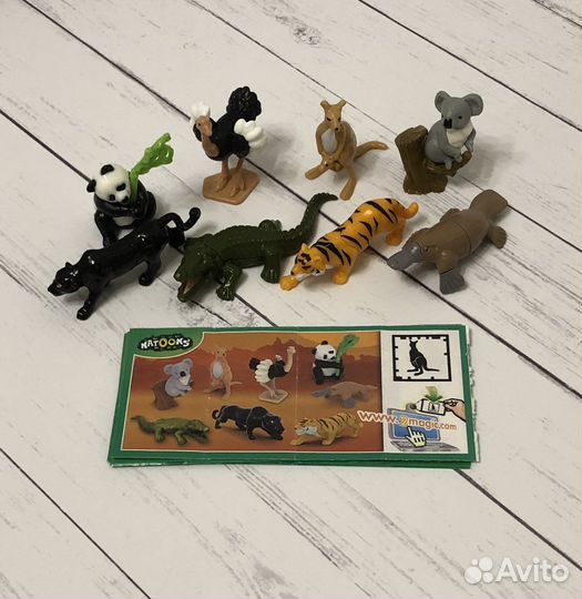 Животные natoons. Серии киндер