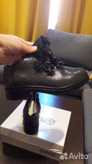 Ботильоны.кожа