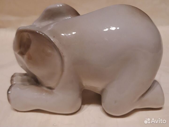Статуэтка фарфоровая слоник лфз СССР