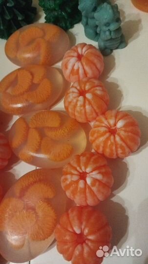 Мыло ручной работы мандарин