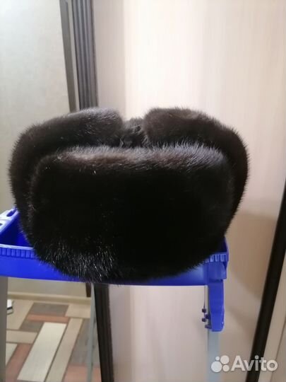 Норковая шапка мужская ушанка