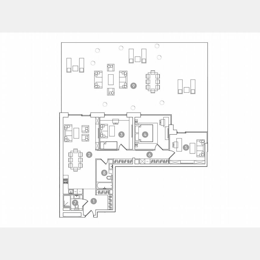 4-к. апартаменты, 255,5 м², 4/19 эт.