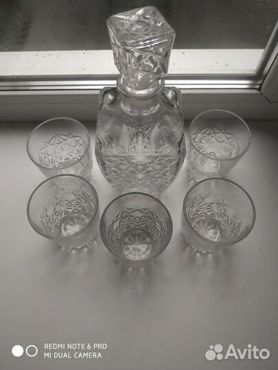Графин со стаканами СССР