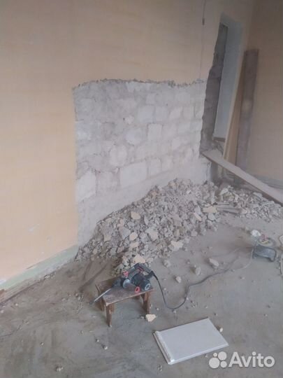 Снятие штукатурки