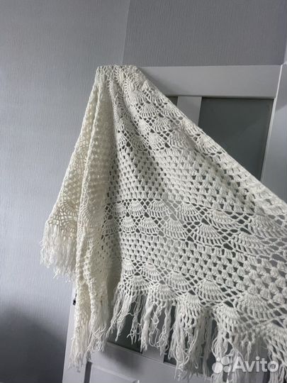 Платок шаль палантин натуральная шерсть