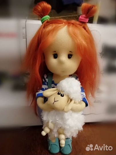 Текстильная кукла ручной работы