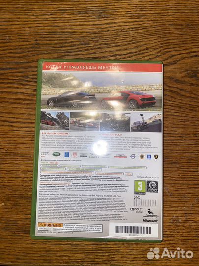 Диск на xbox 360 Forza Motorsport 3
