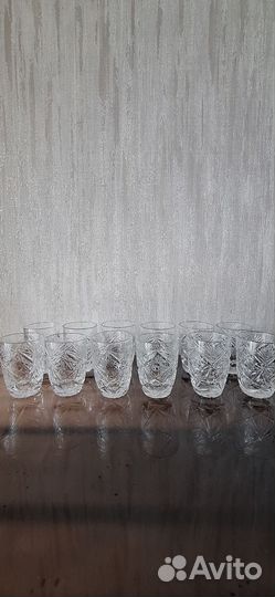 Хрустальные фужеры,рюмки, стаканы,стопки