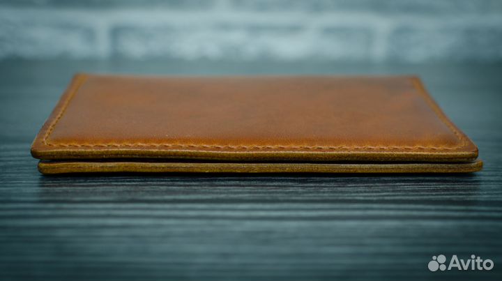 Портмоне для документов из кожи Crazy Horse