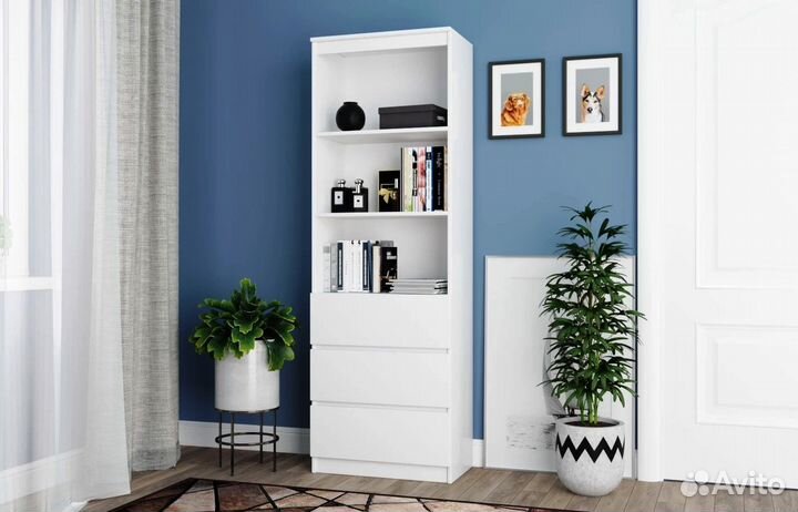 Стеллаж Норд белый