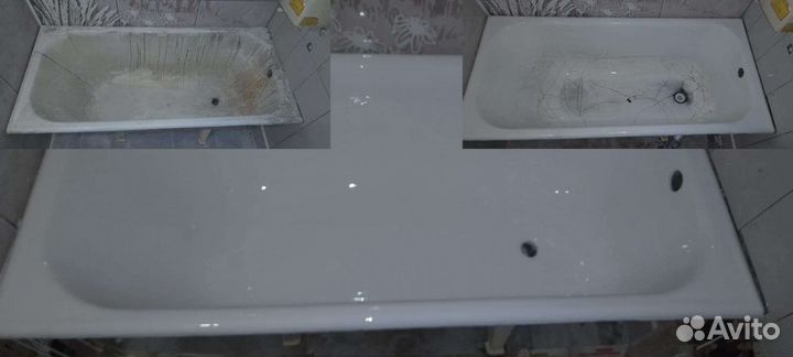 Реставрация ванн жидким Акрилом