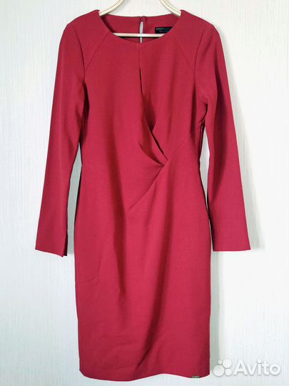 Вечернее красное платье футляр 40 IT