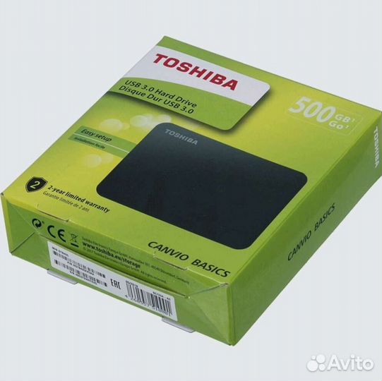 Переносной жёсткий диск Toshiba 3.0 500 Гб