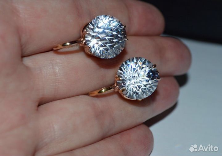 Серьги и кольцо комплект