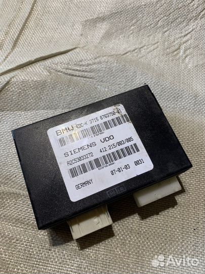 Блок управления пневмоподвеской bmw 7 e65 e66