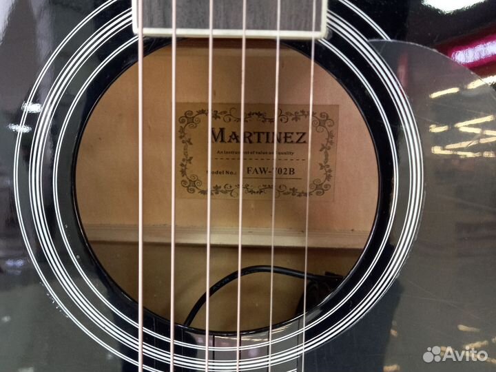 Акустическая гитара martinez FAW - 702 c трансакус