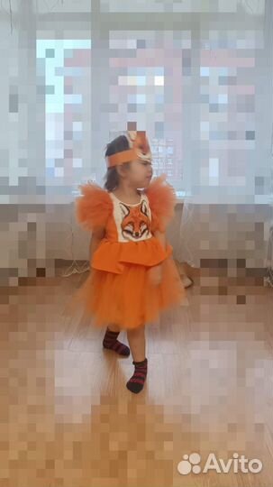 Новогодний костюм лисичка 104