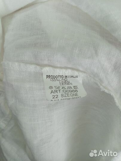 Платье-рубашка Италия лён