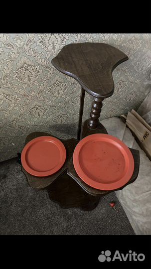 Подставка для цветов напольная деревянная