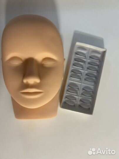 Голова манекен для наращивания ресниц