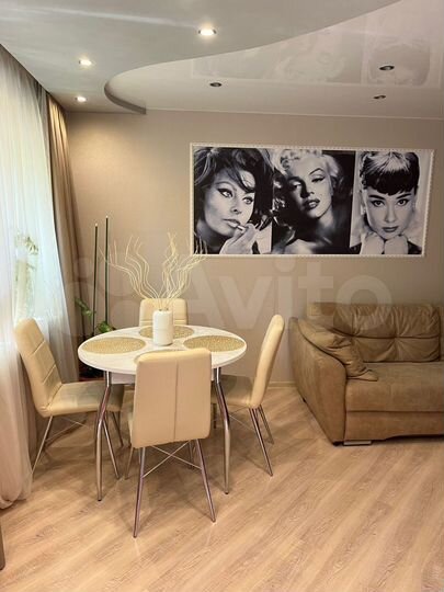 3-к. квартира, 60 м², 1/4 эт.