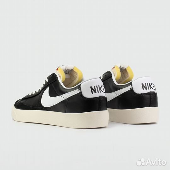 Кроссовки Nike Blazer Low 77 Leather Black / White