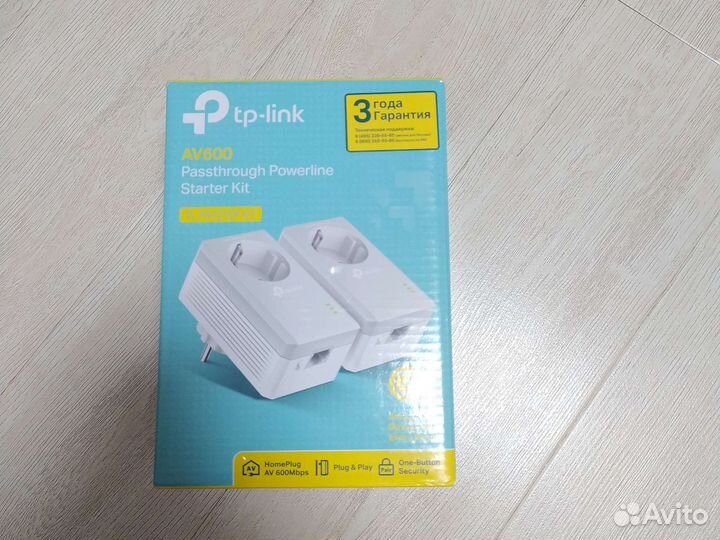 Адаптер сетевой PowerLine TP-Link TL-PA4010pkit