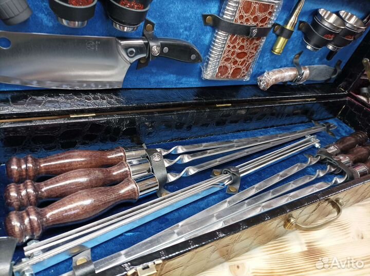 Набор шампуров в кейсе