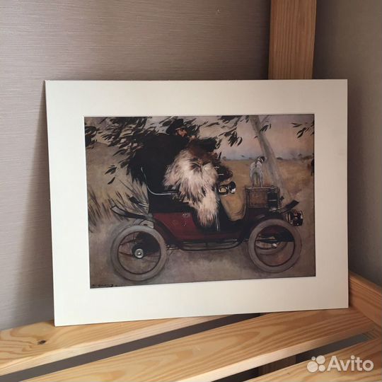 Постер с паспарту, художник Ramon Casas, Испания