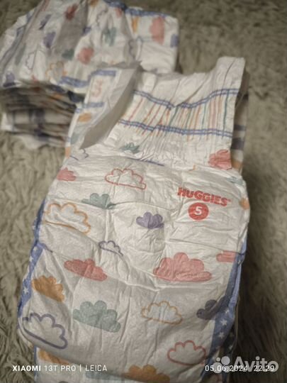 Памперсы детские 5