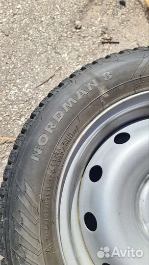 R15 Nokian Tyres Nordman 8 185/65, PCD 4x100 DIA 54.1