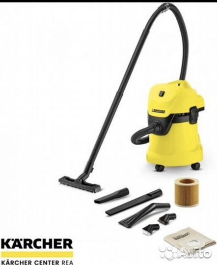 Строительный пылесос Karcher WD3