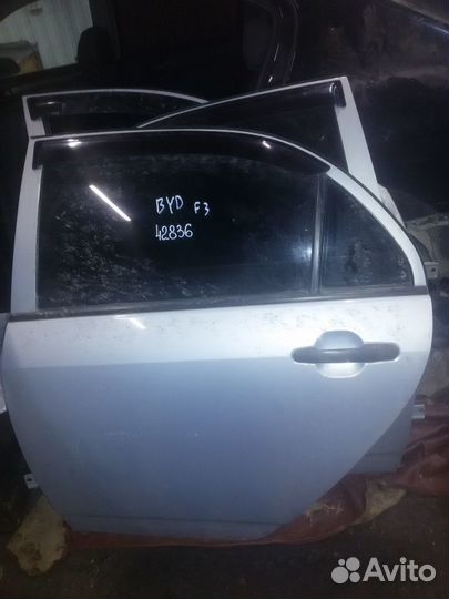 Дверь крышка багажника Byd F3 серебро