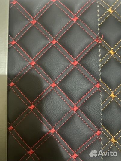 Экокожа стеганная ромб, черепаха, зиг-заг