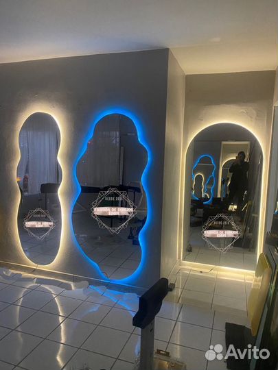 Зеркало с подсветкой ростовое