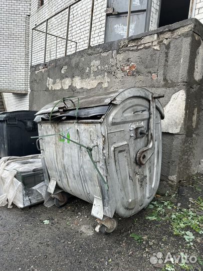 Контейнер мусорный металлический