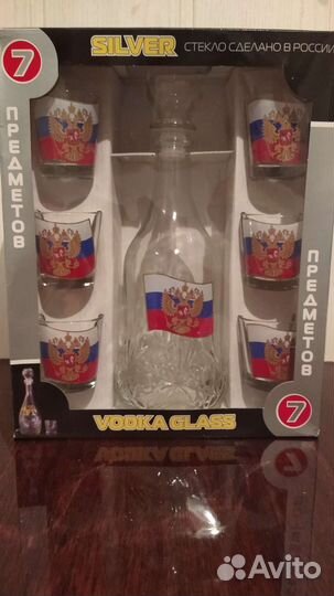 Графин + 6 стопок 