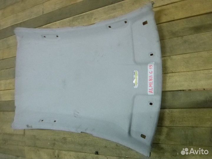 Обшивка потолка nissan almera almera (G15) 2013