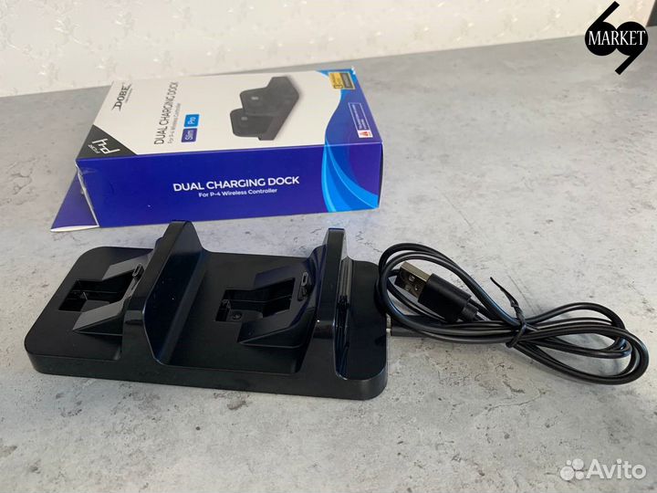 Зарядка для геймпада ps4 зарядная станция tp4 dobe