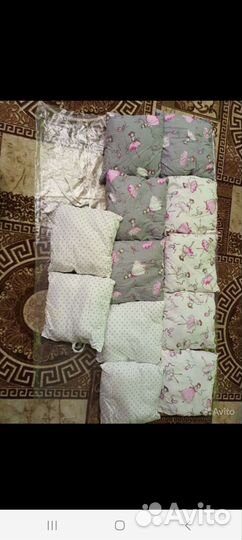 Бортики в кроватку для девочки