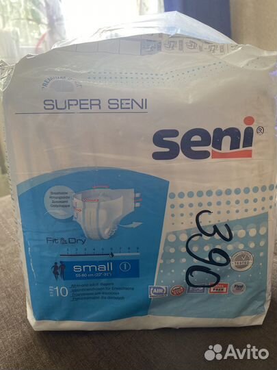 Подгузники для взрослых seni l