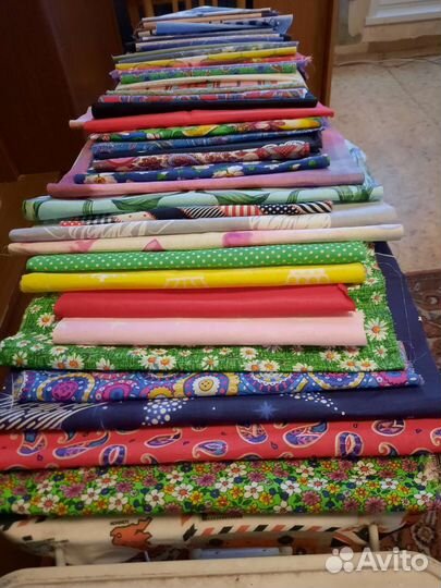 Отрез ткани пакетом