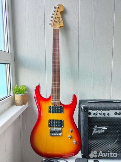 Электрогитара Oscar Schmidt +комб 10вт + к-кт