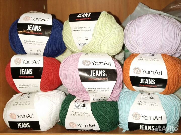 Пряжа yarnart jeans