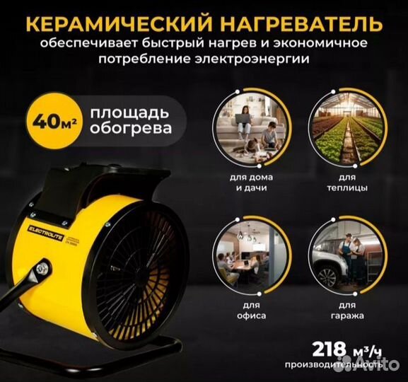 Тепловая пушка электрическая