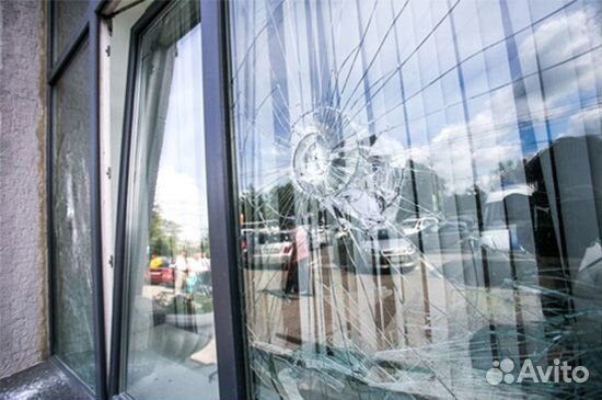 Бронь пленка для окон 56 мкм антивандальная