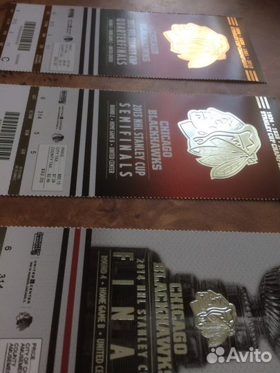 Билеты люкс с игр нхл оригиналы