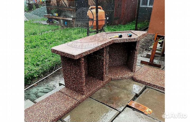 Барбекю комплекс с доставкой до участка