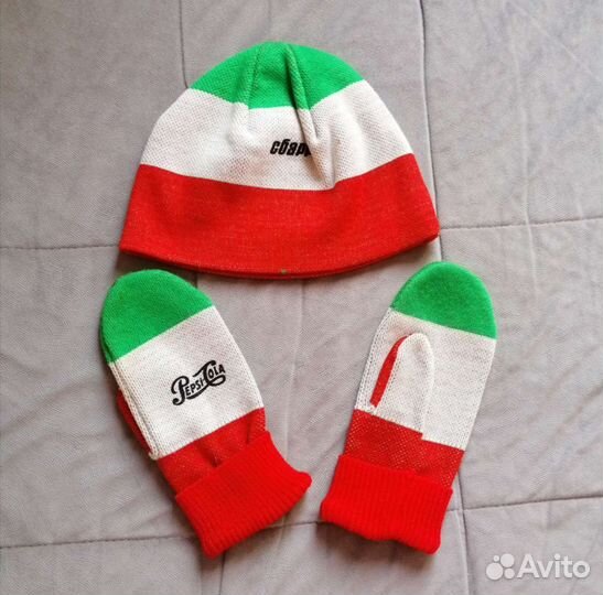 Новые шапка + варежки